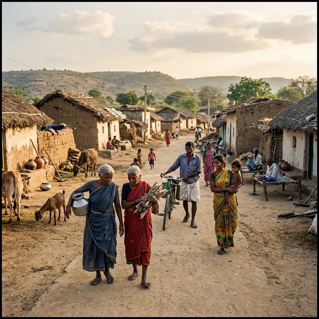 Engala Charitable Trust at work in a village