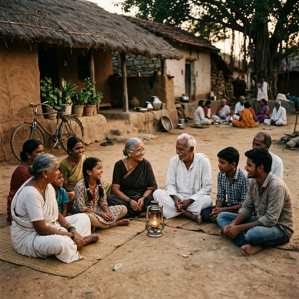 Children at learning camp